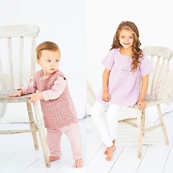 Crochet Pattern Stylecraft Bambino DK No. 9607 Children’s Dresses