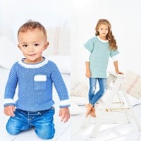 Crochet Pattern Stylecraft Bambino DK No. 9609 Sweater and Tunic