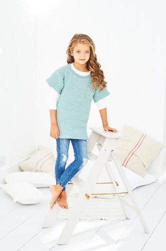Crochet Pattern Stylecraft Bambino DK No. 9609 Sweater and Tunic-3