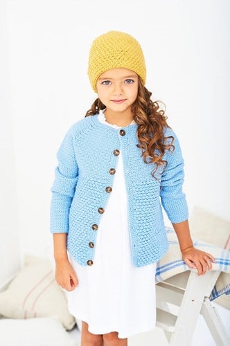 Crochet Pattern Stylecraft Bambino DK No. 9610 Cardigan and Hat-2