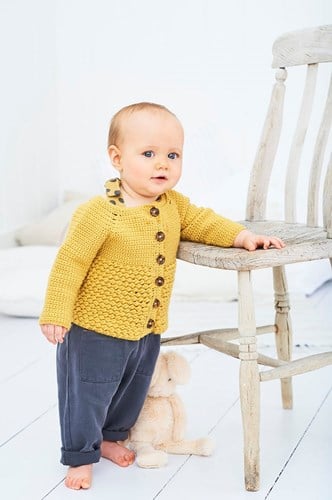 Crochet Pattern Stylecraft Bambino DK No. 9610 Cardigan and Hat-3