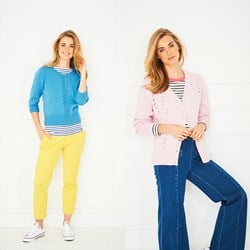 Knitting Pattern Stylecraft Special DK No. 9643 Cardigan and Sweater