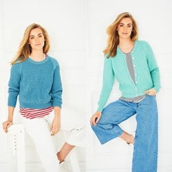 Knitting Pattern Stylecraft Special DK No. 9644 Cardigan and Sweater