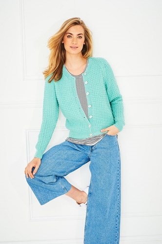 Knitting Pattern Stylecraft Special DK No. 9644 Cardigan and Sweater-3