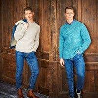 Knitting Pattern Stylecraft Life DK No. 9652 Men’s Sweaters