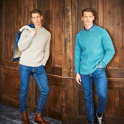 Knitting Pattern Stylecraft Life DK No. 9652 Men’s Sweaters