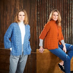Knitting Pattern Stylecraft Life DK No. 9655 Cardigan and Waistcoat