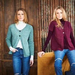 Knitting Pattern Stylecraft Life DK No. 9656 Cardigans