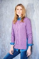Breipatroon Stylecraft Special Aran With Wool No. 9661 Trui, col en muts