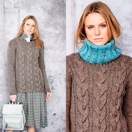 Knitting Pattern Stylecraft Special Aran With Wool No. 9662 Sweaters and Cowls