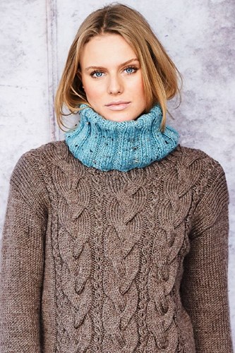 Breipatroon Stylecraft Special Aran With Wool No. 9662 Trui en colsjaals