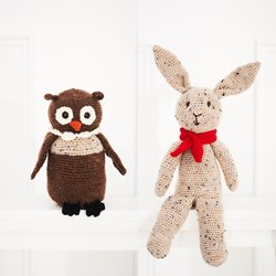 Crochet Pattern Stylecraft Life DK No. 9666 Hare and Owl