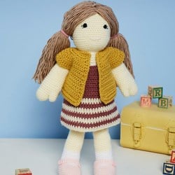 Crochet Pattern Stylecraft Special, Batik & Bellissima DK No. 9667 Jessie the Doll