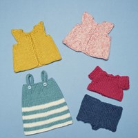 Knitting Pattern Stylecraft Special, Batik & Bellissima DK No. 9668 Jessie the Doll-2