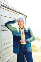 Knitting Pattern Stylecraft Batik Swirl DK No. 9673 Jacket, Scarf and Hat-2