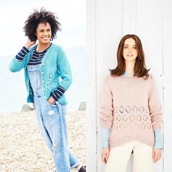 Knitting Pattern Stylecraft Bellissima Chunky No. 9693 Sweater and Cardigan