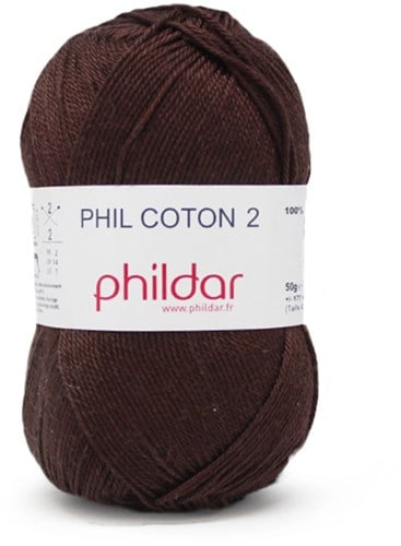 Phildar Phil Coton 2 1068 Marron