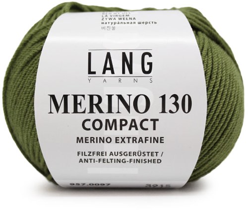 Lang Yarns Merino 130 Compact 97 Olive
