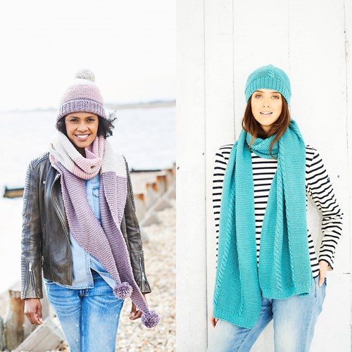 Knitting Pattern Stylecraft Bellissima DK No. 9702 Scarves and Hats