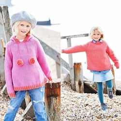 Knitting Pattern Stylecraft Bellissima DK No. 9703 Girls’ Sweaters