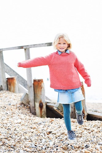 Knitting Pattern Stylecraft Bellissima DK No. 9703 Girls’ Sweaters-3