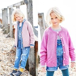 Knitting Pattern Stylecraft Bellissima DK No. 9704 Girls’ Cardigans