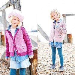 Knitting Pattern Stylecraft Bellissima DK No. 9707 Girls’ Cardigans