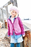 Knitting Pattern Stylecraft Bellissima DK No. 9707 Girls’ Cardigans-2