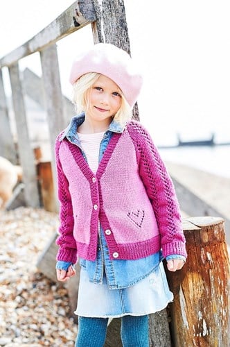 Knitting Pattern Stylecraft Bellissima DK No. 9707 Girls’ Cardigans-2