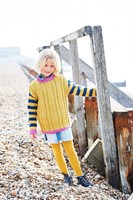 Knitting Pattern Stylecraft Bellissima DK No. 9708 Girls’ Sweaters-2