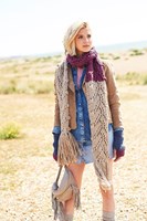 Knitting Pattern Stylecraft Life Super Chunky No. 9734 Scarves and Wrist Warmers-2