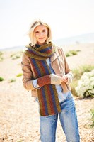 Knitting Pattern Stylecraft Life Super Chunky No. 9734 Scarves and Wrist Warmers-3