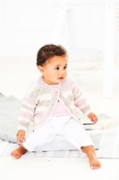 Knitting Pattern Stylecraft Bambino Prints DK No. 9744 Baby Sweater and Cardigan-3