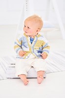 Knitting Pattern Stylecraft Bambino Prints DK No. 9745 Baby Sweater and Cardigan-3