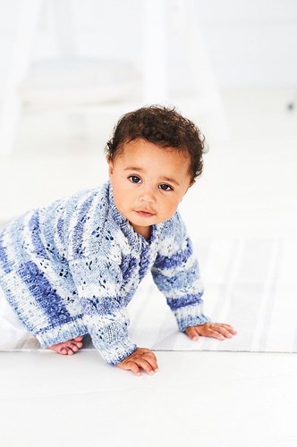 Knitting Pattern Stylecraft Bambino Prints DK No. 9746 Baby Cardigans-2