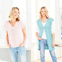 Knitting Pattern Stylecraft Naturals - Bamboo + Cotton DK No. 9751 Waistcoat & Top