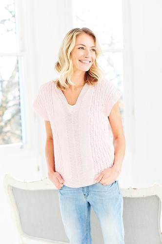 Knitting Pattern Stylecraft Naturals - Bamboo + Cotton DK No. 9751 Waistcoat & Top-3