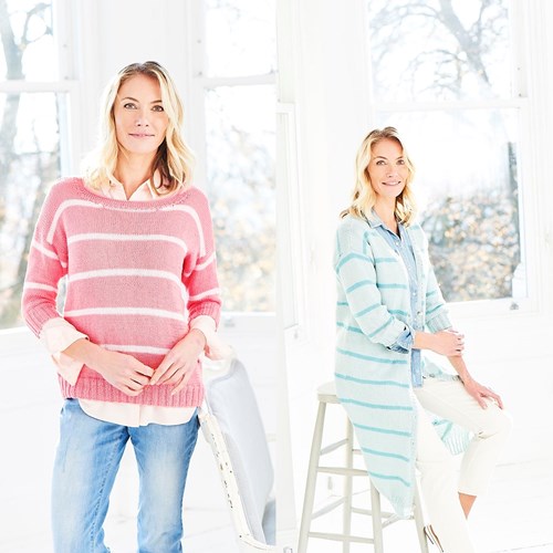 Knitting Pattern Stylecraft Naturals - Bamboo + Cotton DK No. 9753 Cardigan & Sweater