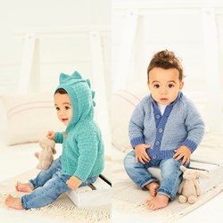 Knitting Pattern Stylecraft Bambino DK No. 9758 Baby Cardigans