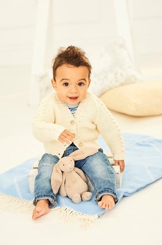 Knitting Pattern Stylecraft Bambino DK No. 9760 Baby Cable Cardigans-3