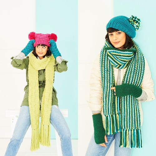 Knitting Pattern Stylecraft Special XL Super Chunky No. 9786 Accessories