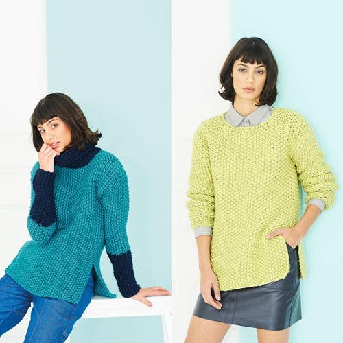 Knitting Pattern Stylecraft Special XL Super Chunky No. 9787 Sweaters