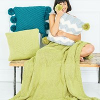 Knitting Pattern Stylecraft Special XL Super Chunky No. 9789 Blanket and Cushion