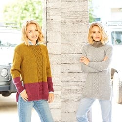 Knitting Pattern Stylecraft Highland Heathers DK No. 9792 Tunics