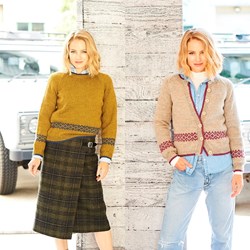Knitting Pattern Stylecraft Highland Heathers DK No. 9794 Cardigan and Sweater