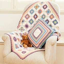 Crochet Pattern Stylecraft Naturals - Bamboo + Cotton DK No. 9804 Blanket & Cushion