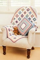 Crochet Pattern Stylecraft Naturals - Bamboo + Cotton DK No. 9804 Blanket & Cushion-2