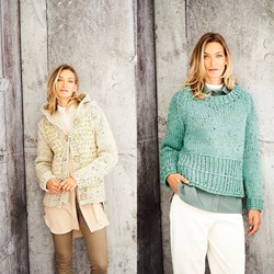 Knitting Pattern Stylecraft Special XL Tweed Super Chunky No. 9808 Ladies Jacket and Sweater