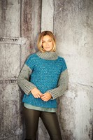 Knitting Pattern Stylecraft Special XL Tweed Super Chunky No. 9809 Ladies Sweater and Jacket-2