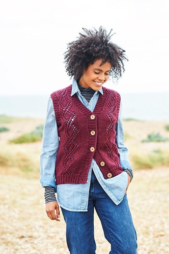 Knitting Pattern Stylecraft Softie Chunky No. 9813 Waistcoat and Sweater-2
